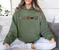 Cute Halloween Hoodie, Minimalist Halloween Shirt, Spooky Season Hoodie