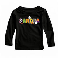 Custom Kids Halloween Name Shirt, Toddler Spooky Tee, Kindergarten Halloween Shirt With Name, Personalized Unisex Shirt, Halloween Gifts