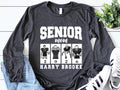 Custom Senior Football Mama Long Sleeve Shirt, Custom Photo Mom Shirt, Senior Night Mom Tee