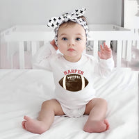 Retro Personalized Football Shirt, Football with Custom Name Graphic Shirt, Kids Fall Sports Tee, Unisex Football Shirt, Football Gifts