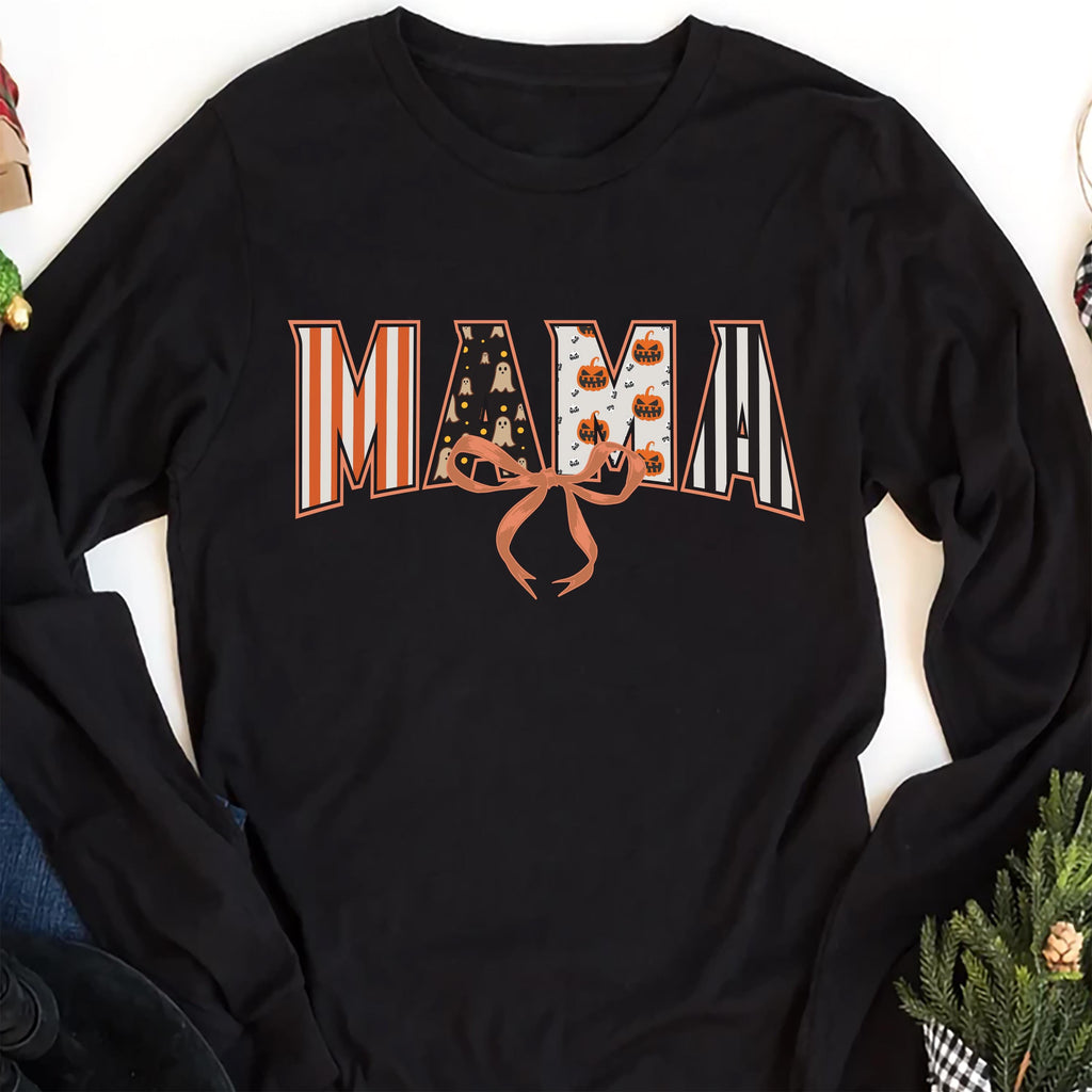 Coquette Halloween Mama Long Sleeve Shirt