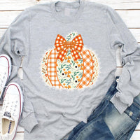 Farm Fresh Pumpkins Long Sleeve Shirt, Hand Picked Daily Pumpkin Season Tee
