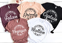 Custom Mascot School Team Shirt, Personalized Sports Fan T-shirt, Custom Name Spirit Tee
