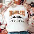 Custom Team Name Football with Laces Sweatshirt, Personalized Football Fan Shirt, Football Mom Sweatshirt