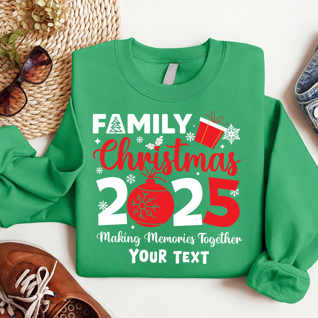 Family Christmas 2025 Making Memories Together Sweatshirt, Christmas Family Shirt, Christmas Group Sweatshirt