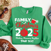 Family Christmas 2025 Making Memories Together Sweatshirt, Christmas Family Shirt, Christmas Group Sweatshirt