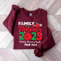 Family Christmas 2025 Making Memories Together Sweatshirt, Christmas Family Shirt, Christmas Group Sweatshirt
