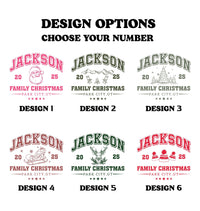 Custom Family Christmas Hoodie, Matching Family Christmas Shirt, Personalized Name Christmas Hoodie