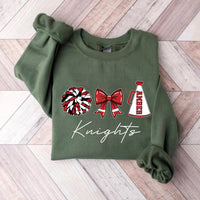 Custom Cheer Mom Sweatshirt, Personalized Cheer Mama Gift Shirt, Cheerleader Sweatshirt