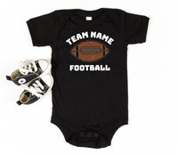 Custom Football Team Name Shirt, Game Day Outfit for Children Shirt, Sports Shirt for Kids Tee