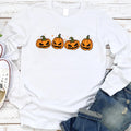 Pumpkin Halloween Long Sleeve Shirt