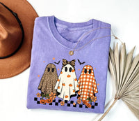 Trendy Leopard Pumpkin Ghost Shirt