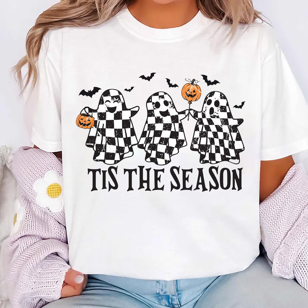 Retro Ghosts Tis The Season Shirt