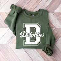 Custom School Mascot Sweatshirt, School Spirit Shirt, Personalized School Sweatshirt
