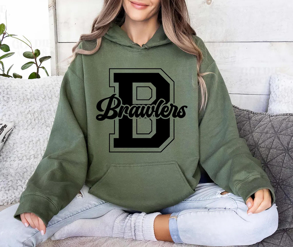 Custom School Mascot Hoodie, School Spirit Shirt, Personalized School Hoodie