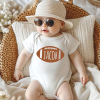 Personalized Football Toddler Shirt, Custom Fall Football Kids Name Tee, Boy Toddler Youth Shirt