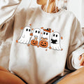 Fall Ghost Sweatshirt, Floral Ghost Tee, Halloween Ghost Sweatshirt