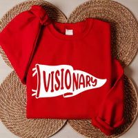 Custom Watercolor Pennants Flag Mascot Sweatshirt, Girly Mascot Shirt, School Spirit Sweatshirt