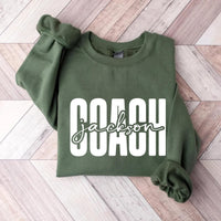 Personalized Coach Sweatshirt, Custom Coach Gift Shirt, Cheer Coach Sweatshirt