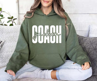 Personalized Coach Hoodie, Custom Coach Gift Shirt, Cheer Coach Hoodie