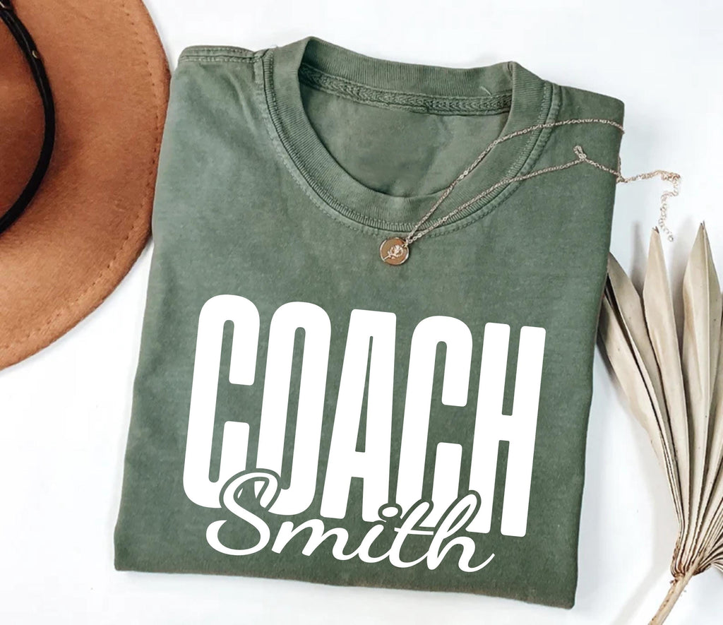 Personalized Coach Shirt, Custom Coach Gift Shirt, Cheer Coach Tee