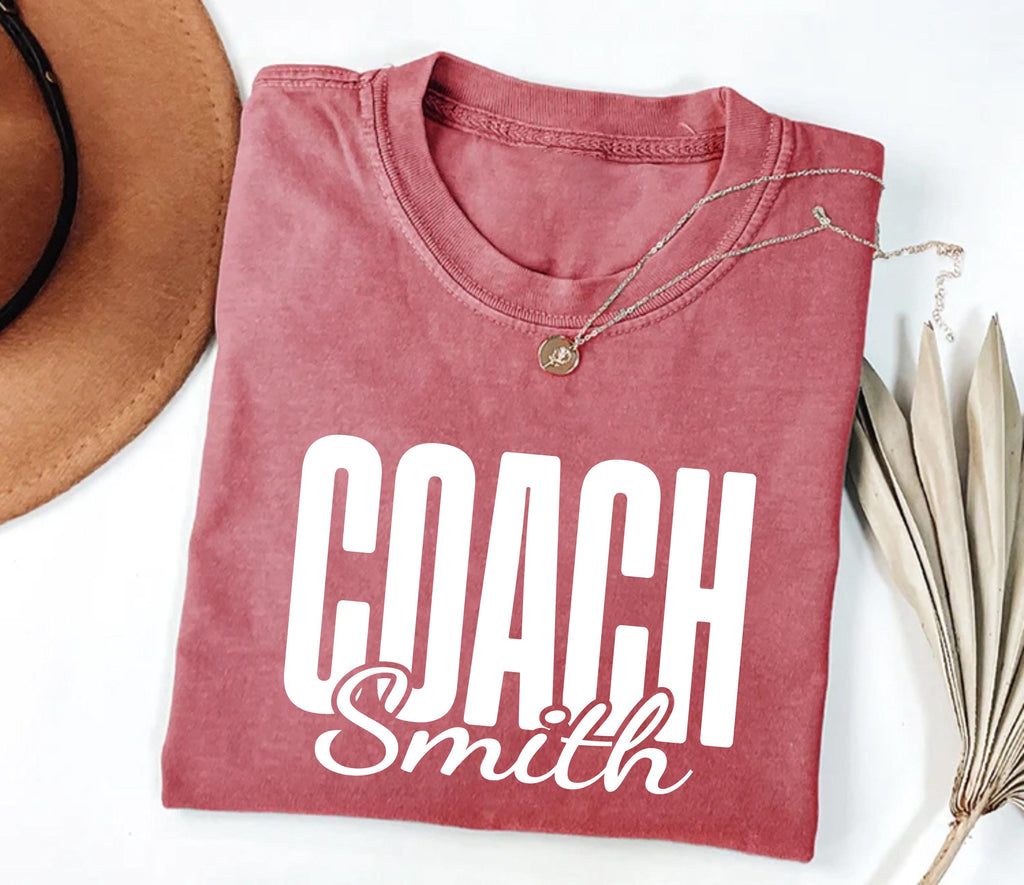Personalized Coach Shirt, Custom Coach Gift Shirt, Cheer Coach Tee