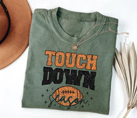 Touch Down Season Shirt, Game Day Football Mom Shirt, Football Lover Tee