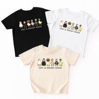 Halloween Goose Toddler Shirt, Just A Spooky Goose Infant Shirt, Funny Halloween Kids Tee