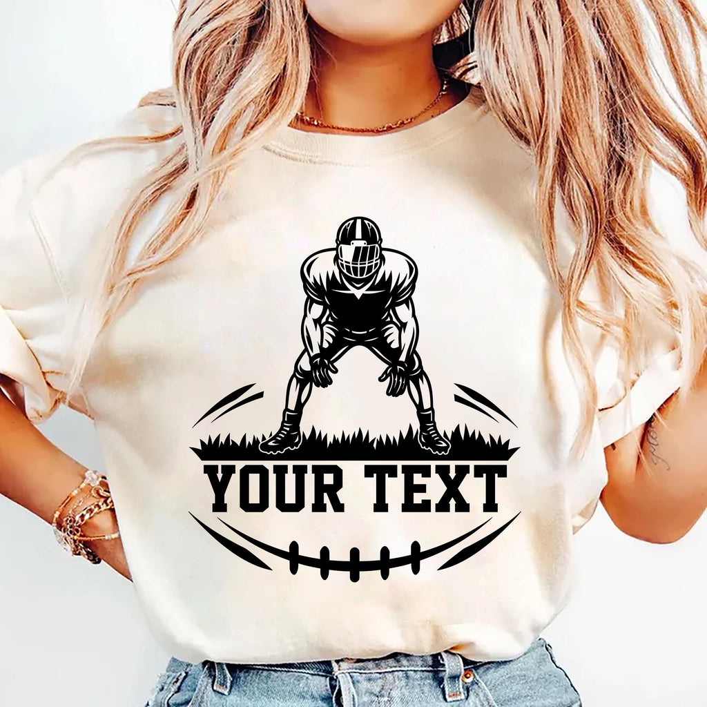 Custom Football Shirt, Personalized Game Day Shirt, Football Fan Tee