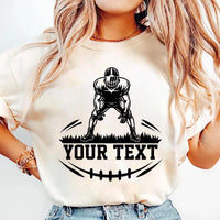 Custom Football Shirt, Personalized Game Day Shirt, Football Fan Tee