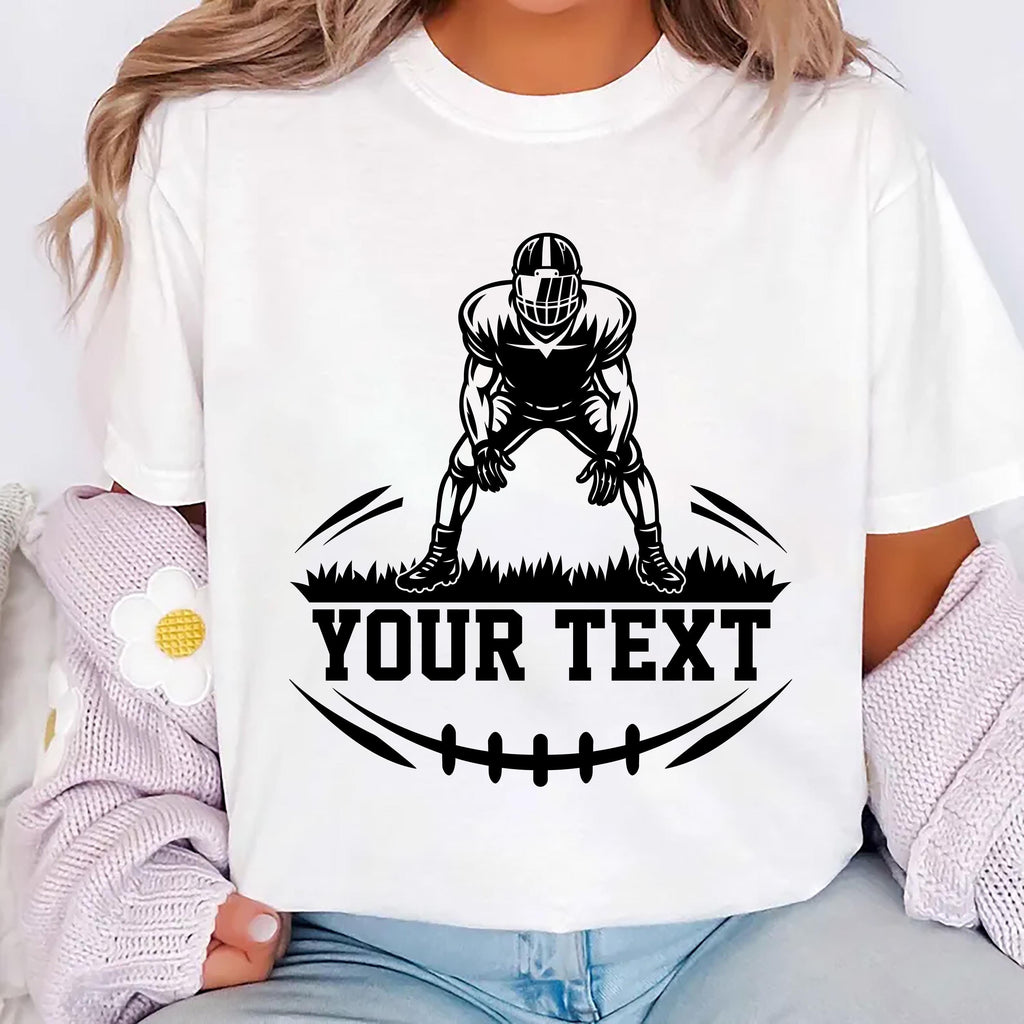 Custom Football Shirt, Personalized Game Day Shirt, Football Fan Tee