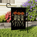 Anti-Trump Skeleton Protest Garden Flag, Halloween Resist Fascism Yard Flag, Subtle Political Decor, Activist Rally Fall Outdoor Flag