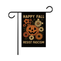 Resist Fascism Anti-Trump Halloween Garden Flag, Political Protest Flag, Resist Hate Flag, Anti-Trump Flag, Resist Racism Flag