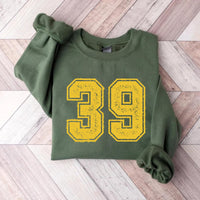 Custom Number Sweatshirt, Game Day Number Shirt, Custom Football Sweatshirt
