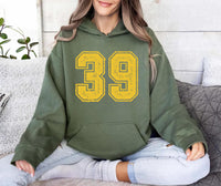 Custom Number Hoodie, Game Day Number Shirt, Custom Football Hoodie