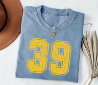 Custom Number Shirt, Game Day Number Shirt, Custom Football Tee