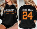 Customized Football Shirt, Your Name Football Shirt, Game Day Tee, Two Sided