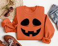 Pumpkin Faces Halloween Sweatshirt, Funny Halloween Shirt, Funny Spooky Season Sweatshirt