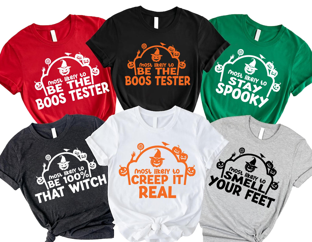 Most Likely to Halloween Shirt, Family Halloween Shirt, Funny Halloween Tee