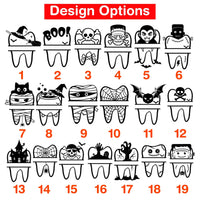 Personalized Halloween Tooth Shirt, Dental Squad Funny Shirt, Dental Hygienist Fall Tee