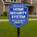 Protected by Home Security System Yard Sign with 16