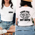 Personalized Football Mom Shirt, Those Are My Boy Shirt, Football Kids Game Day Tee, Front Back