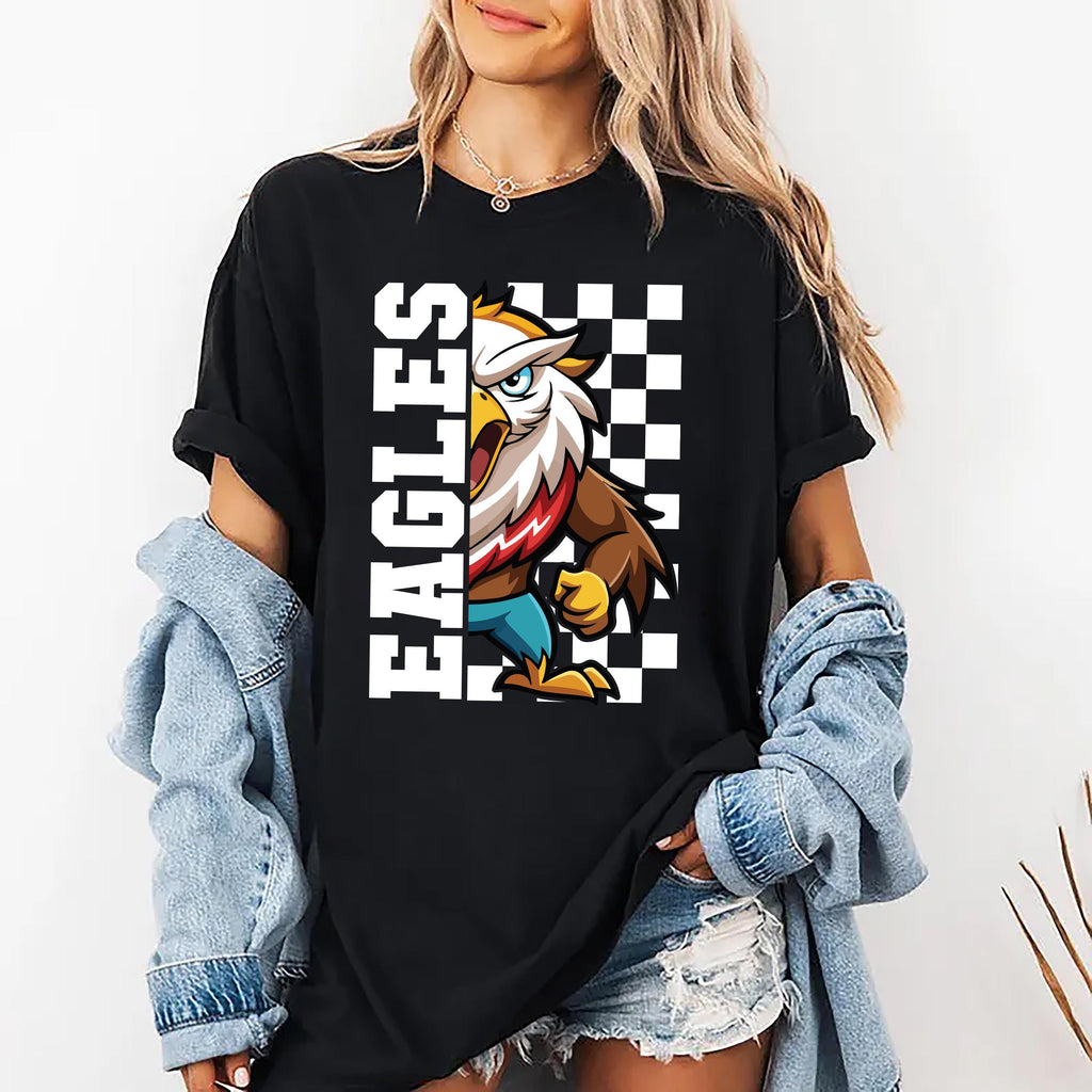 Custom School Spirit Shirt, Personalized Mascot Shirt, School Spirit Wear Tee