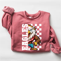 Custom School Spirit Sweatshirt, Personalized Mascot Shirt, School Spirit Wear Sweatshirt