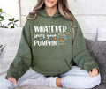 Pumpkin Spice Hoodie, Cute Fall Shirt, Fall Shirt for Women, Whatever Spices Your Pumpkin Hoodie