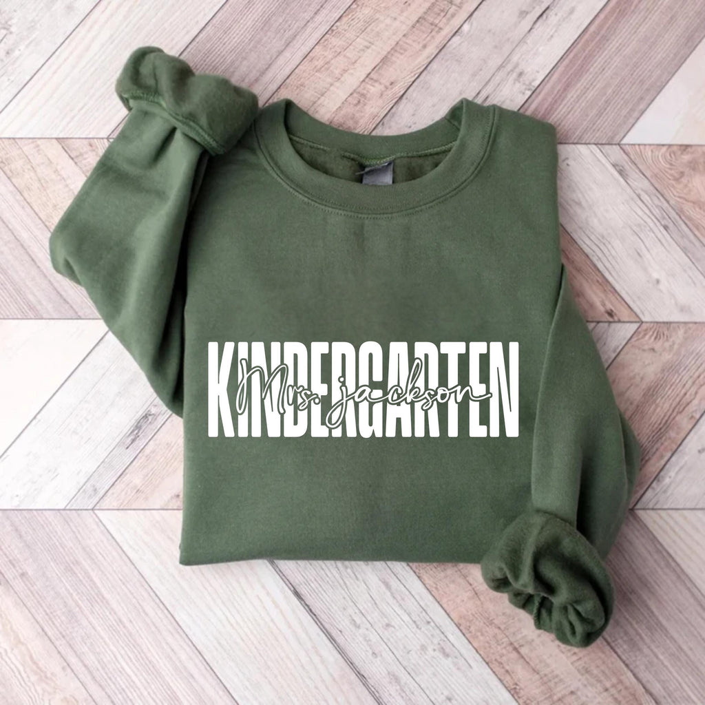 Teacher Shirt, Kindergarten Teacher Shirt, Fall Kindergarten Tee