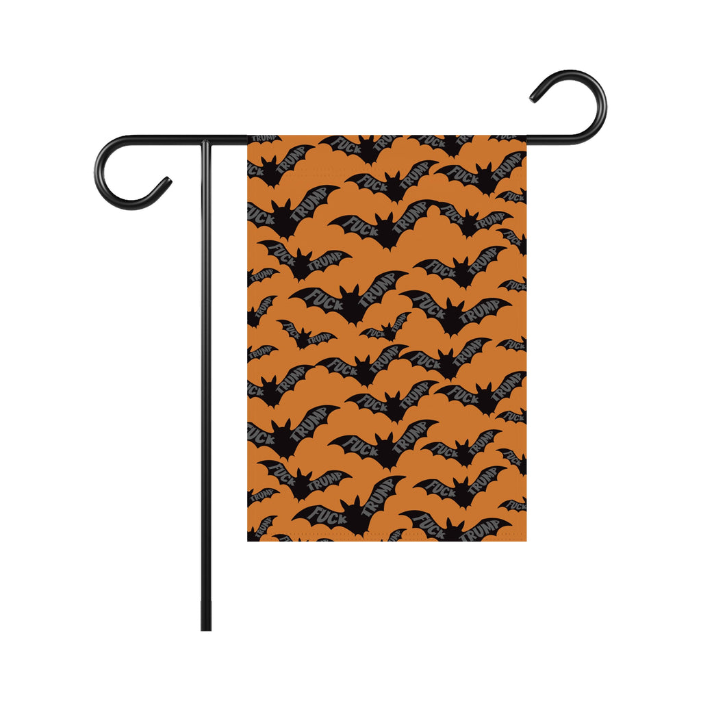 Anti-Trump Autumn Pumpkin Protest Garden Flag, Thanksgiving Resist Fascism Yard Flag, Subtle Political Decor, Harvest Fall Outdoor Flag