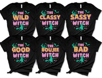 Funny Halloween Party Shirt, Best Friend Matching Halloween Outfit Tee, Halloween Witch Shirt, Spooky Season Group Shirt, Witchy Clothes