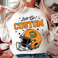 Personalized School Mascot Sweatshirt, Name Logo Fan Shirt, Game Day Team Spirit Sweatshirt