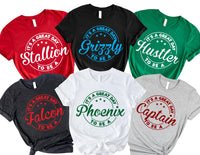 Custom Mascot School Team Shirt, Personalized Sports Fan T-shirt, Custom Name Spirit Tee